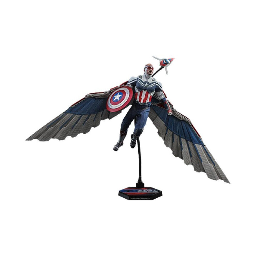 Hot Toys Figure Tms040 - Marvel Comics - The Falcon & The Winter Soldier - Captain America