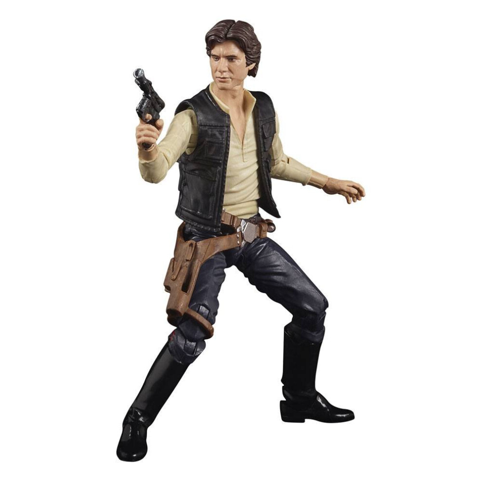 Hasbro Star Wars Series The Power Of The Force Action Figure 2021 Han Solo Exclusive - 15 Cm Black