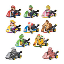 Tomy Mario Kart Pull Back Cars Mystery Pack Display - Pack Of 12