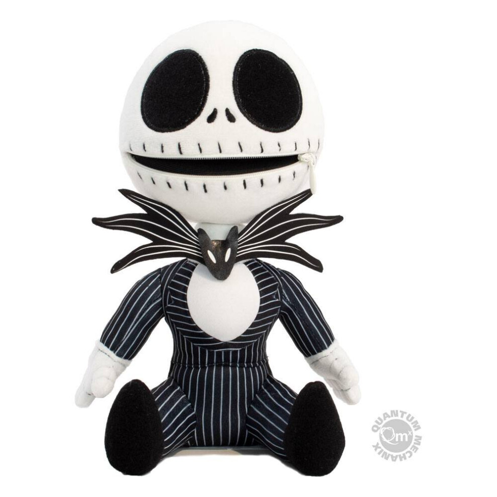 Photos - Action Figures / Transformers Quantum Mechanix Nightmare Before Christmas Zippermouth Plush Figure Jack Skellington - 23 CM QMXDIS-0203