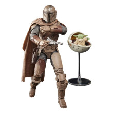 Hasbro Star Wars The Mandalorian Black Series Action Figure 2021 The Mandalorian & Grogu (Arvala-7) - 15 CM
