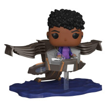 Funko Black Panther: Wakanda Forever POP! Rides Super Deluxe Vinyl Figure Shuri In Sunbird - 15 CM