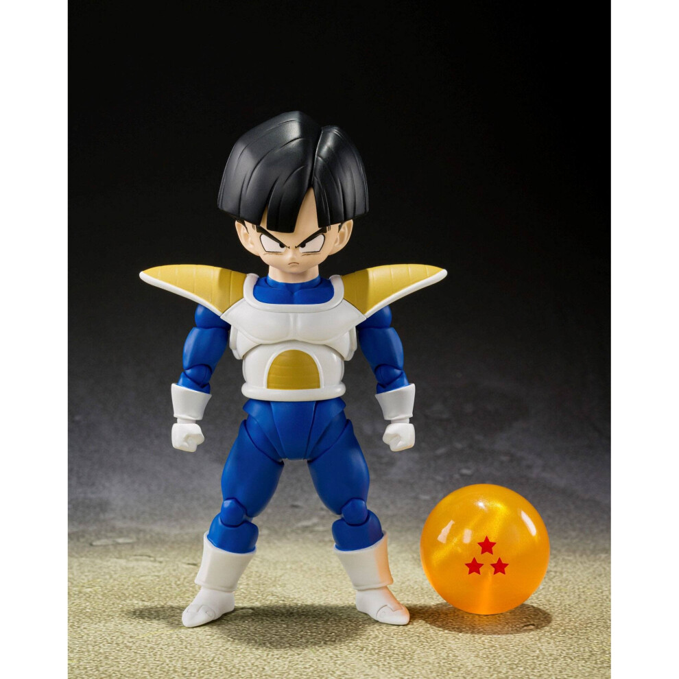 Bandai Dragon Ball Z S.h. Figuarts Action Figure Son Gohan Battle Clothes - 10 Cm