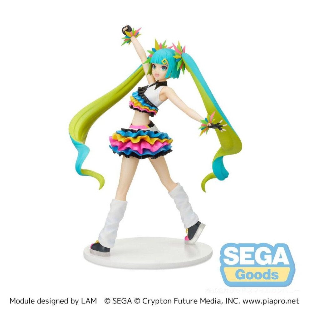 SEGA Hatsune Miku Project DIVA Mega39's FIGURIZM Statue Catch The Wave - 25 CM