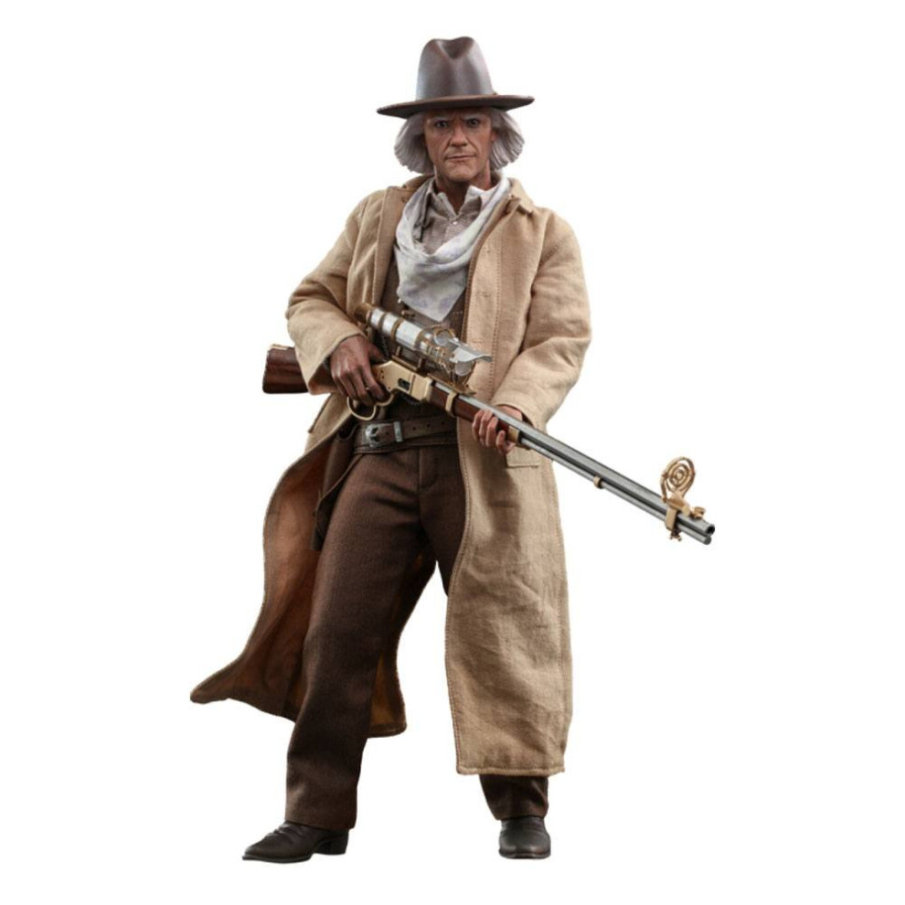 Figure Hot Toys MMS617 - Back To The Future Part 3 - Doc Brown-image-OPC-P9VJGSQ-NEW