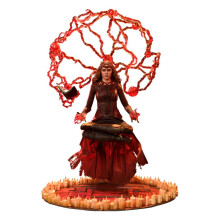figurina Hot Toys MMS653 - Marvel Comics - Doctor Strange In The Multiverser Of Madness - The Scarlet Witch Deluxe Version