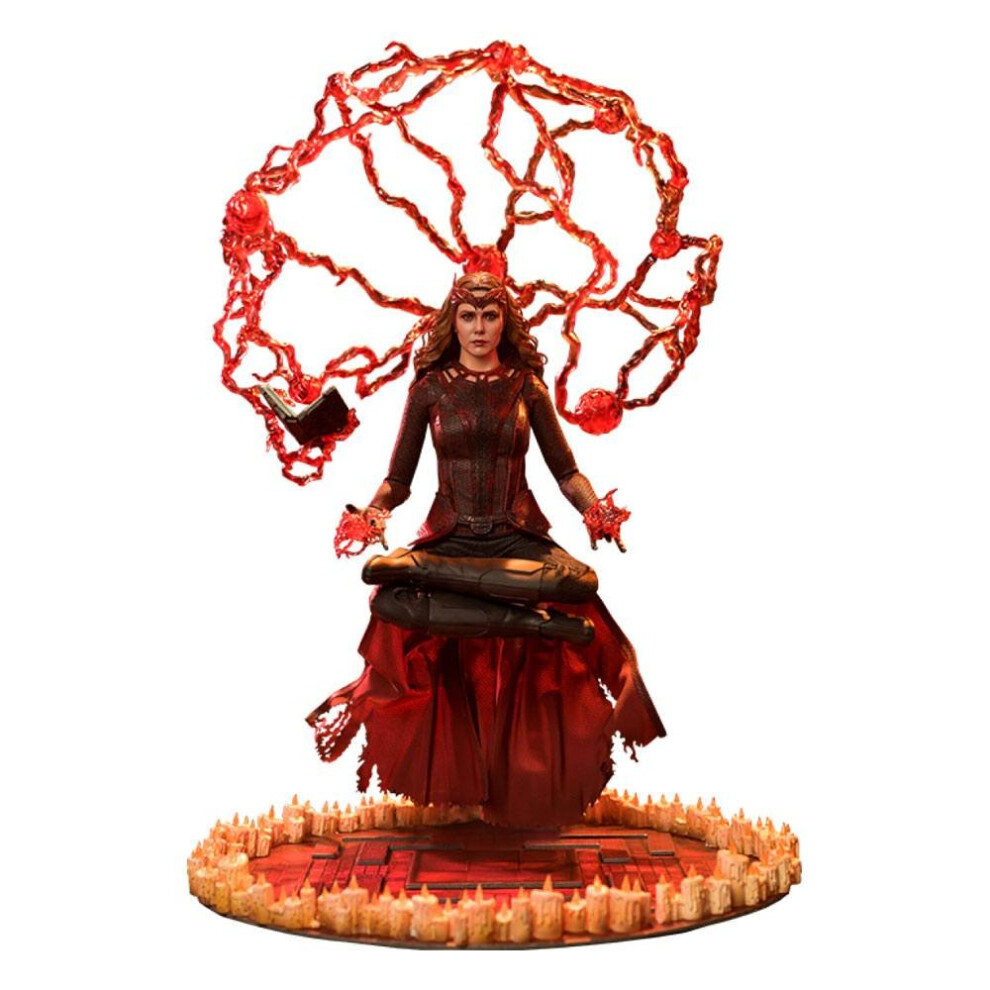 Hot Toys Figure Mms653 - Marvel Comics - Doctor Strange In The Multiverser Of Madness - The Scarlet Witch Deluxe Version