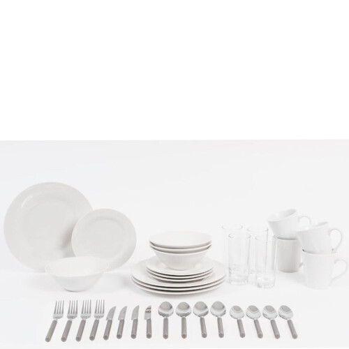 Sabichi 36pc Dining Set White 2