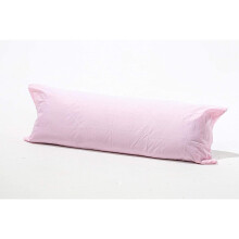 (Small Double 4FT(48"), Pink) Long Premium Bolster Body Pillowcase by AmigoZone