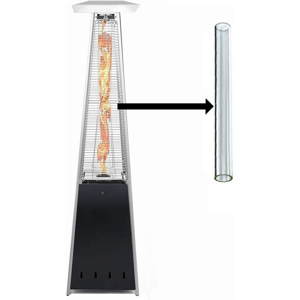 BU-KO Glass Tube Replacement for Pyramid Gas Patio Heater