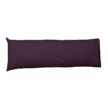 (Double 4.5Ft (54"), Plum) Long Bolster Body Pillow with Free Case Amigozone