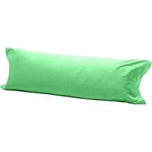 (Small Double 4Ft (48"), Mint Green) Long Bolster Body Pillow with Free Case Amigozone