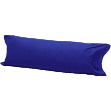 (Double 4.5Ft (54"), Royal Blue) Long Bolster Body Pillow with Free Case Amigozone