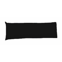 (Super King 6Ft (72"), Black) Long Bolster Body Pillow with Free Case Amigozone
