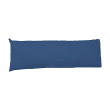 (Double 4.5Ft (54"), Mid Blue) Long Bolster Body Pillow with Free Case Amigozone