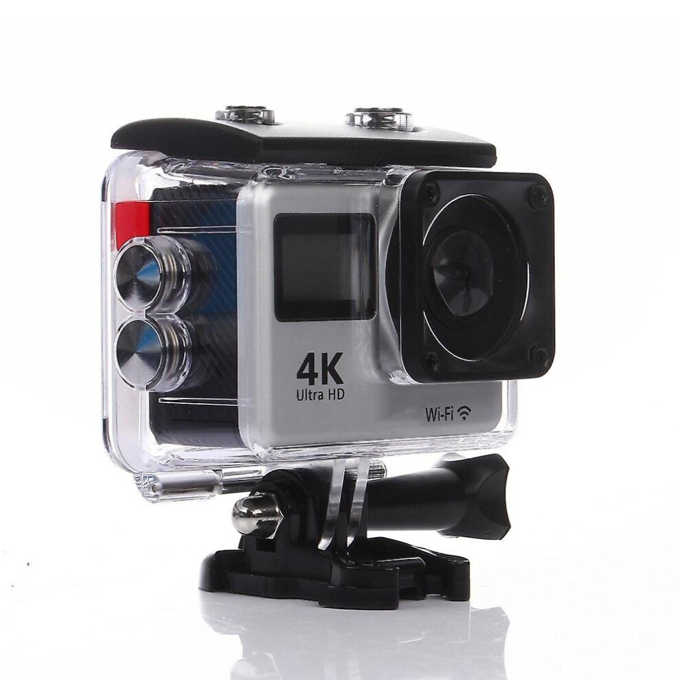 (Silver) Underwater Action Camera Ultra Hd 4K Waterproof Wifi Sport Camera For Diving Silver 768655133619