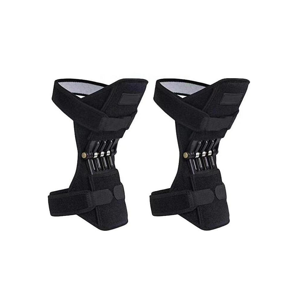 1 Pair Spring Knee Support Booster Power Lift Knee Joint Pad Sports Protector