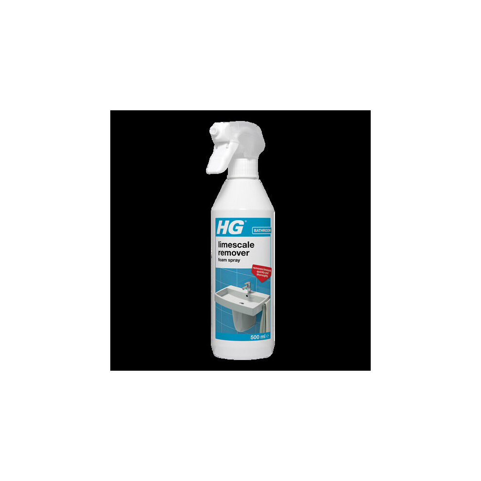Hg Bathroom Limescale Remover Foam Spray 500Ml