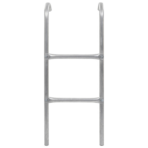 vidaXL 2-Step Trampoline Ladder Steel Silver 72 cm Outdoor Activity Step 1