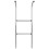 vidaXL 2-Step Trampoline Ladder Steel Silver 72 cm Outdoor Activity Step 3