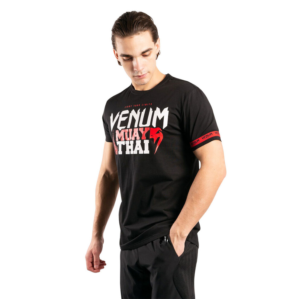 VENUM MUAY THAI CLASSIC 20 T SHIRT - XLARGE - BLACK-image-OPC-P9VK59K-NEW