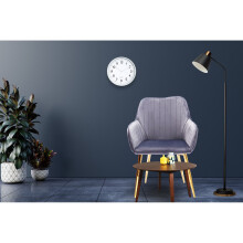 (Grey, Set of 2 Chairs) Velvet Dining Room Chairs Soft Padded Home Chairs
