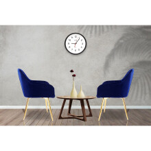 (Blue , 1 Chair ) Velvet Dining Room Chairs Soft Padded Home Chairs