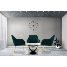 (Green, 1 Chair ) Velvet Dining Room Chairs Soft Padded Home Chairs