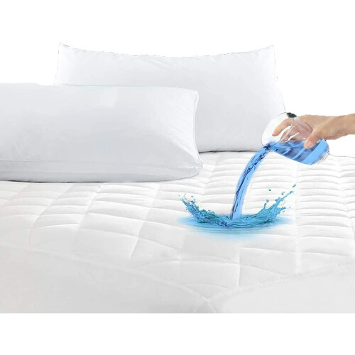 (SUPER KING) Best Extra Deep Quilted Waterproof Matress Protector Fitted Bed Cover 1