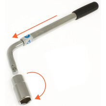 Extendable Wheel Brace Vehicle Tool Garage Automotive 17/19Mm Chrome Vanadium
