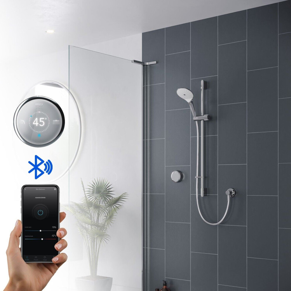 Mira Activate Digital Shower One Outlet Head Bathroom Gravity Pumped Rear Fed
