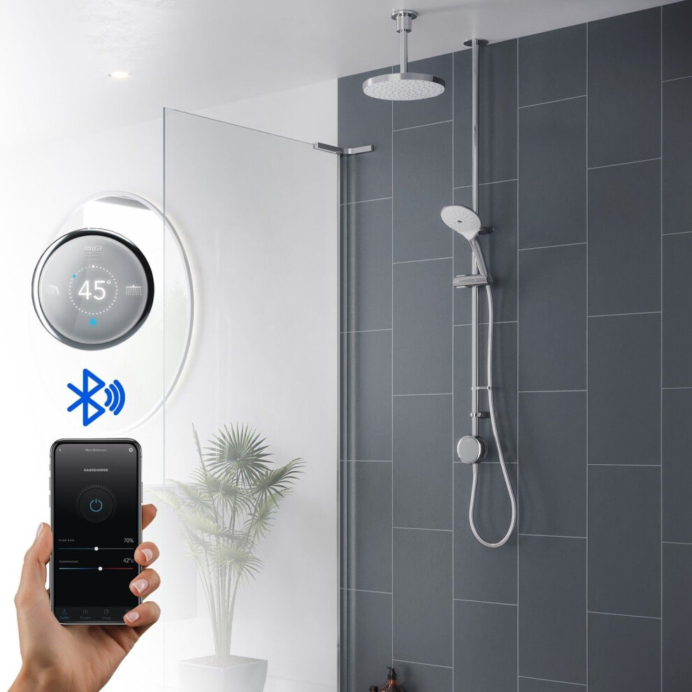 Mira Activate Digital Shower Dual Outlet Head Bathroom High Pressure Combi HP