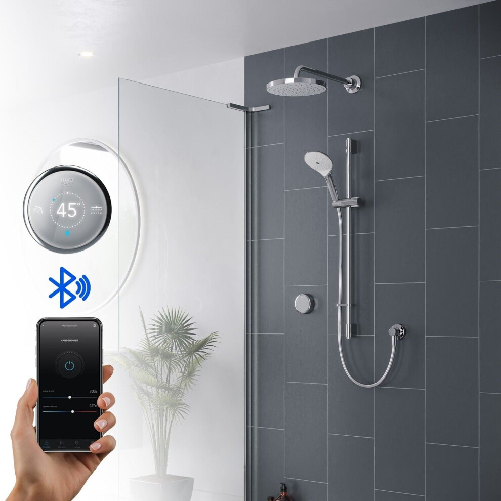 Mira Activate Digital Shower Twin Outlet Head Bathroom High Pressure Combi Rear