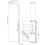 Thermostatic Shower Panel Column Tower 4 Body Jets Twin Head Bathroom Polished 3