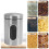 Vivo Kitchen Canister Set 3 Piece Coffee Tea Sugar Caddy Clear Viewing Window Silver 3