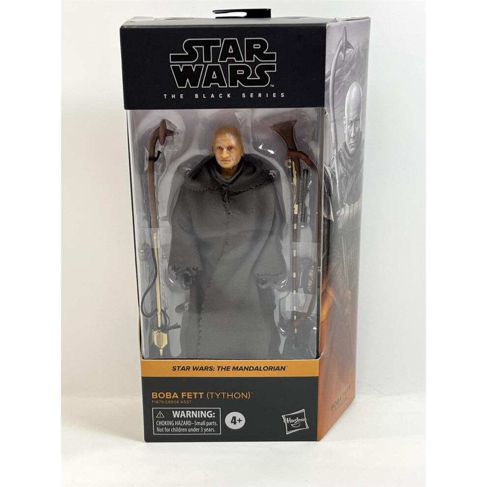 Hasbro Star Wars The Mandalorian Series Boba Fett (Tython) 6 Inch Figure F1879 Black