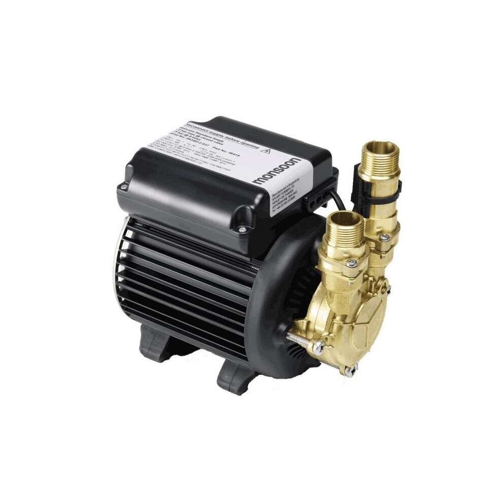 Stuart Turner Shower Pump Monsoon Standard 3.0 Bar Single Impeller Brass 46419 5050400464198