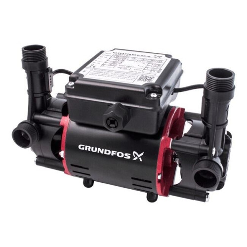 Grundfos Watermill Shower Pump STR2 1.5C Twin Impeller Positive Head 98950216