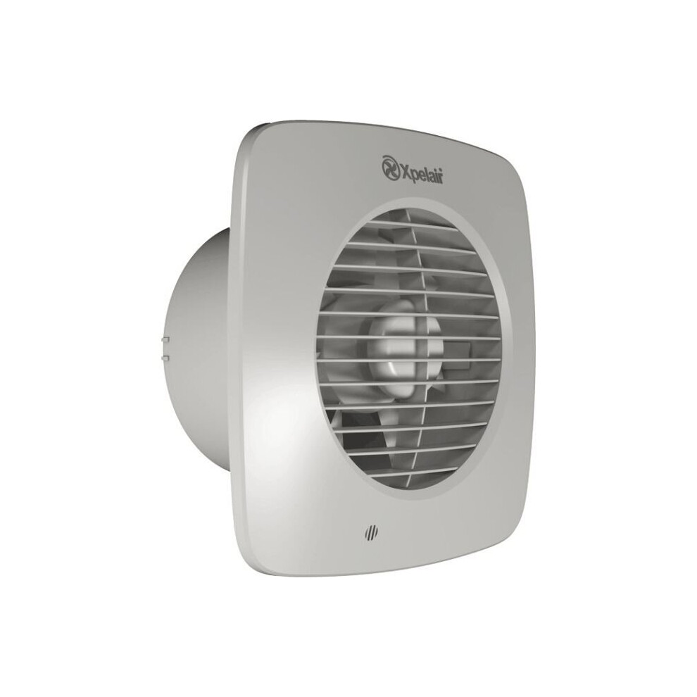 XPELAIR, DX150HTS, Two speed 150mm axial  fan with humidistat / timer and square grille-front, 93076