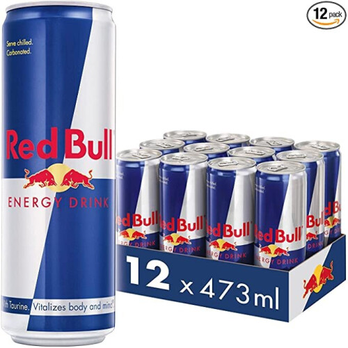 Red Bull Red Bull Energy Drink, 473 ml, Pack of 12 1