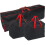 (Black) Christmas Tree Bag With 2 x Decorations Bag 3