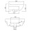 Bathroom WC Basin 450mm Compact Sink Single Tap Hole White BASIN ONLY 2