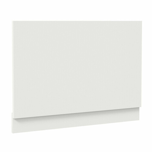Modern Bathroom 700mm End Bath Panel 18mm MDF White Gloss Wooden Plinth Easy Cut 2