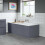 Modern Bathroom 1700 Front & 700 End Bath Panel Pack 18mm MDF Grey Gloss Plinth 1