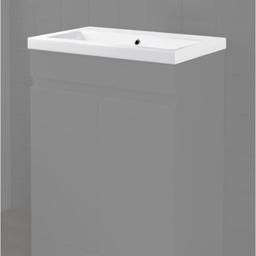 Bathroom Vanity Basin Sink Only Single Tap Hole White 1