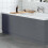 BFP-1700HG 1700mm Grey Gloss Front Bath Panel, 18mm MDF, Easy-Cut 1