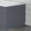 Modern Bathroom 1700 Front & 700 End Bath Panel Pack 18mm MDF Grey Gloss Plinth 3