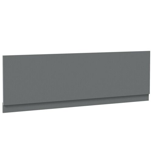 BFP-1700HG 1700mm Grey Gloss Front Bath Panel, 18mm MDF, Easy-Cut 1