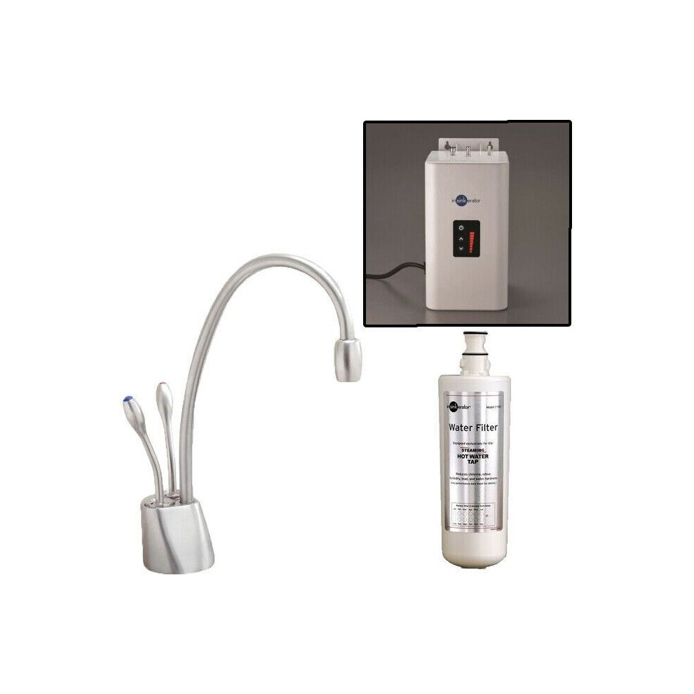 Insinkerator Silver Hc1100 Kitchen Tap Boiling Hot & Filtered Cold Water + Neo Tank