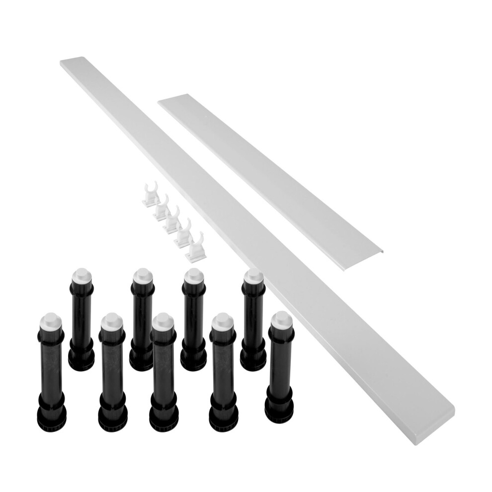 Mira Flight Shower Tray Panel Riser Kit Feet Low Rectangular Easy Plumb 1200Mm 5013181064445